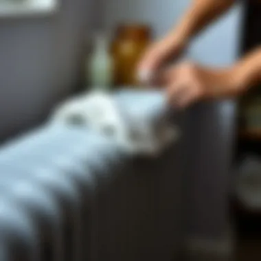 Demonstration of effective radiator cleaning technique