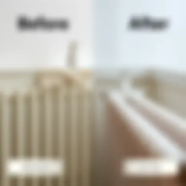 Clean radiator showcasing improved efficiency