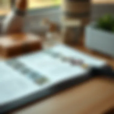 Essential Checklist for Buying a Caravan A checklist on a desk with images of various caravan features for potential buyers to consider.