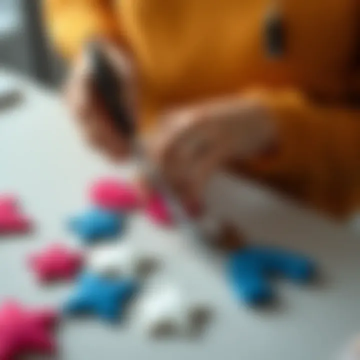 Cutting felt shapes with precision