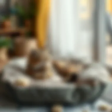 Comfortable cat bedding