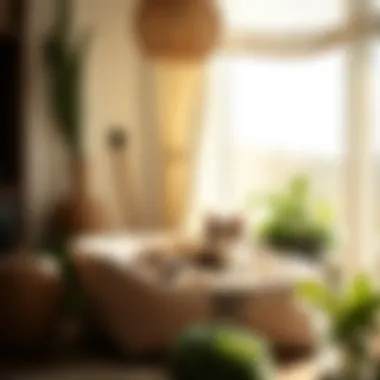 Cozy Cat Bed in the Sun A cozy cat bed placed in a sunny spot.