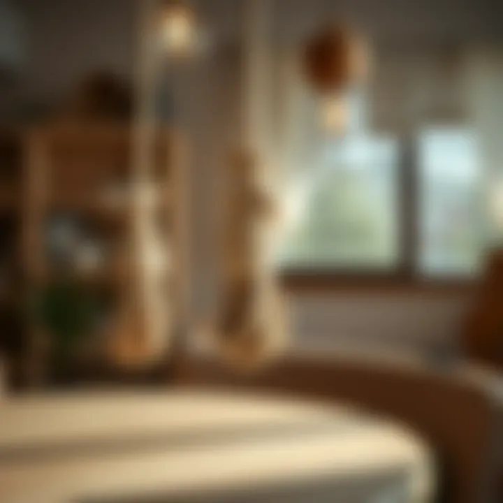 DIY project showcasing rope crafts