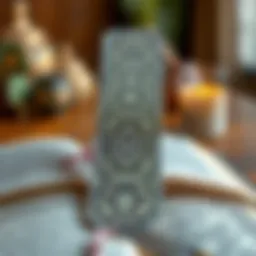 Elegant bookmark design showcasing intricate patterns