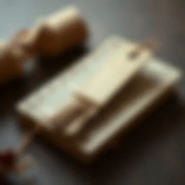 Unique handmade bookmark crafted from natural materials