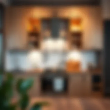 Maximized vertical space in kitchen cabinets