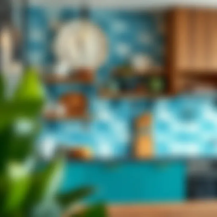 Innovative Design Elements Creative kitchen wall with innovative design elements