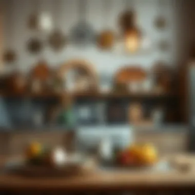 Charming Rustic Ornaments Charming rustic kitchen with unique wall ornaments