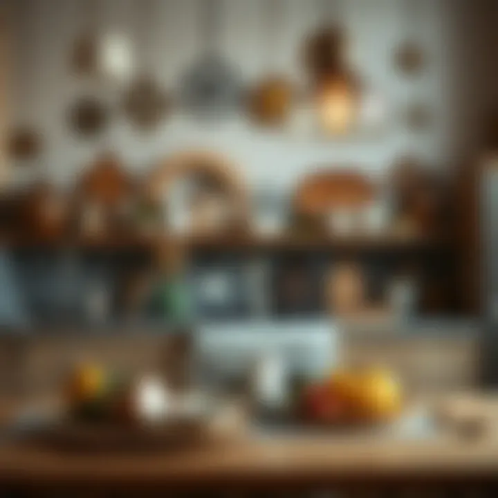 Charming Rustic Ornaments Charming rustic kitchen with unique wall ornaments