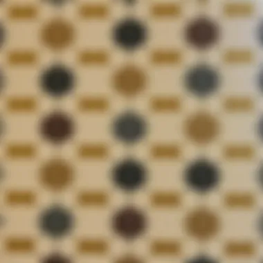 Modern Design Patterns from Koçtaş Close-up of a Koçtaş wallpaper pattern featuring modern designs