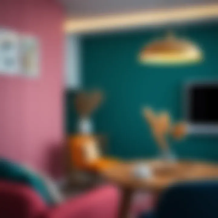 Modern decor showcasing harmonious color and texture