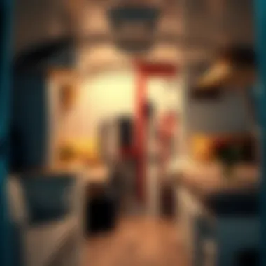 Functional interior of a Kombi Dolabı showcasing heating system organization