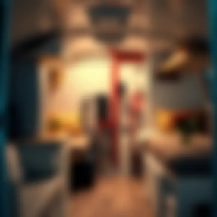 Functional interior of a Kombi Dolabı showcasing heating system organization