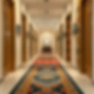 A variety of corridor rugs in different styles and colors