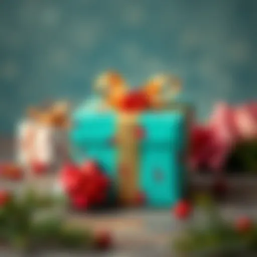 A beautifully wrapped gift box symbolizing emotional value