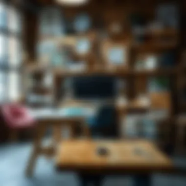 Materials for desk construction