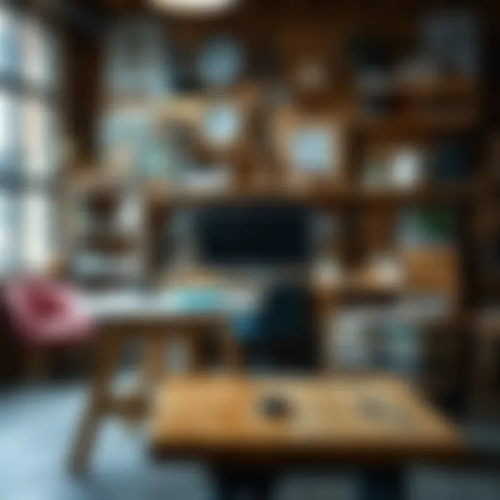 Materials for desk construction