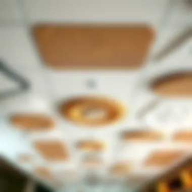 Diverse material choices for suspended ceiling applications