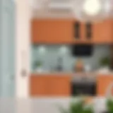 Elegant kitchen cabinet color palette