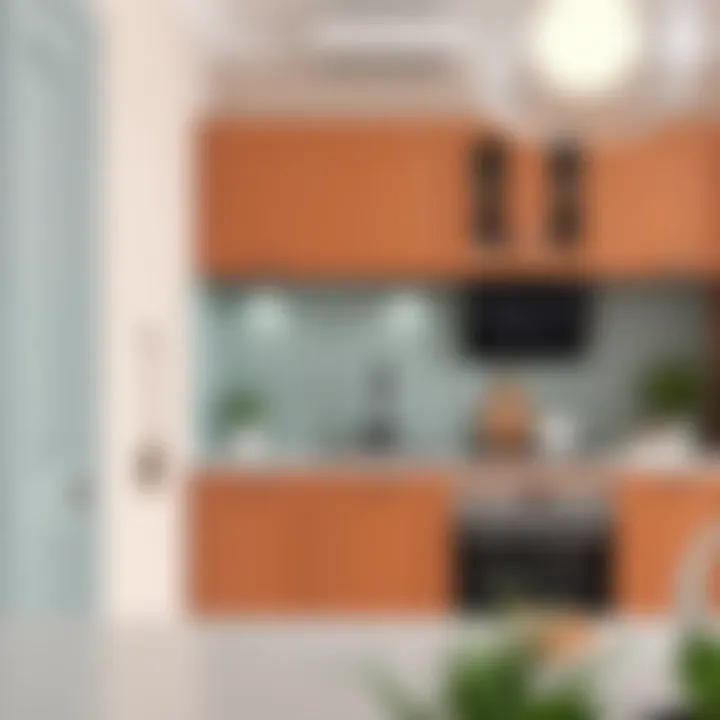 Elegant kitchen cabinet color palette