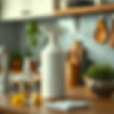 Natural cleaning solutions for kitchen odor