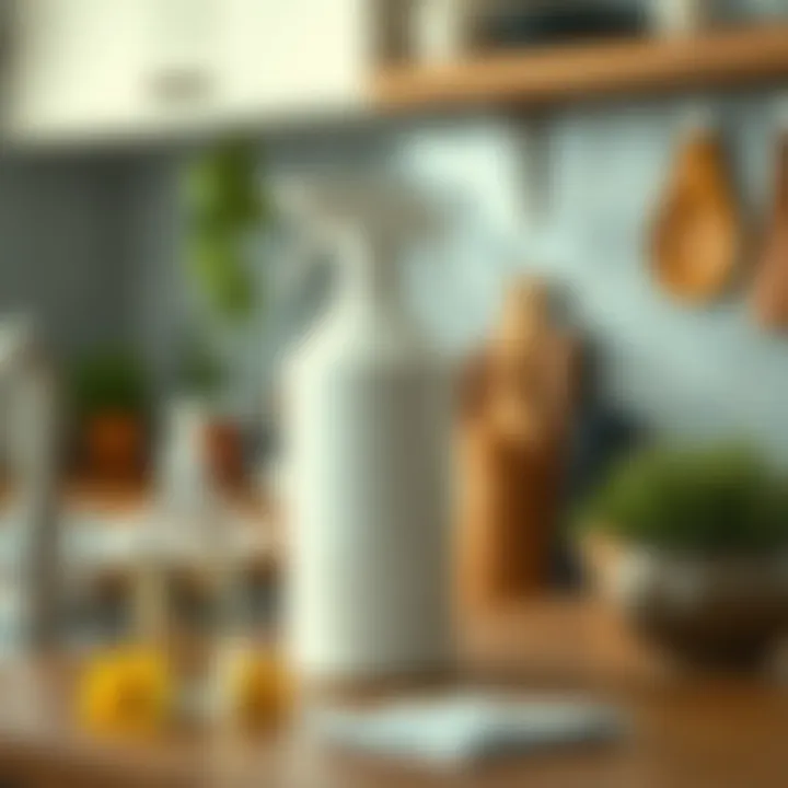 Natural cleaning solutions for kitchen odor