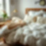 Freshly laundered bedding sets