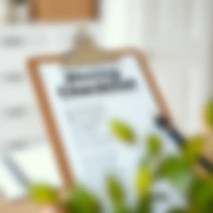 A well-planned moving checklist displayed on a clipboard.