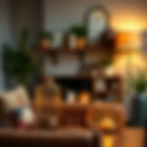 A unique handmade decor piece showcasing creativity