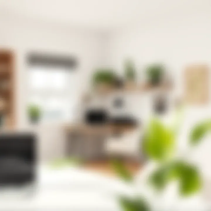 Optimized workspace layout