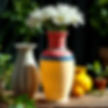 Inspiration from various pampas vase styles and designs