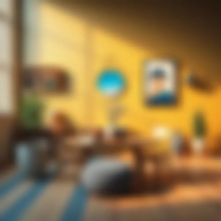 Innovative color combinations for floor painting