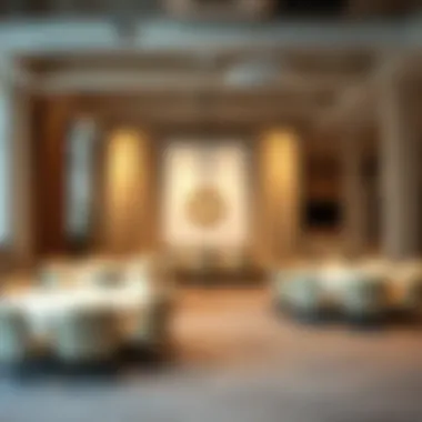 Event area showcasing flexible space with dividers