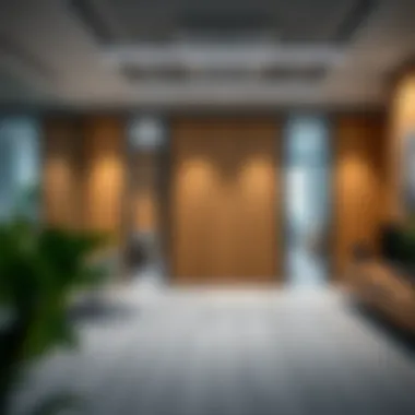 Office space featuring innovative partition solutions