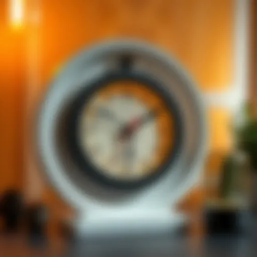 Innovative Clock Design with Plastic Plates Creative clock design using plastic plate