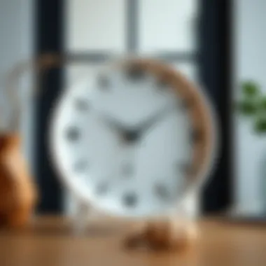 Minimalistic approach to a plastic plate clock