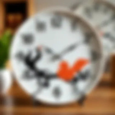 Unique design ideas for plastic plate clocks