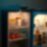 Optimal refrigerator temperature setting