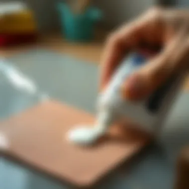 Removing Pattex adhesive with solvent from a plastic surface