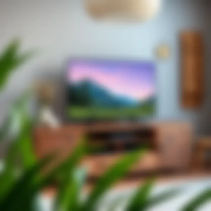 Variations of rustic TV stands showcasing different wood types and styles