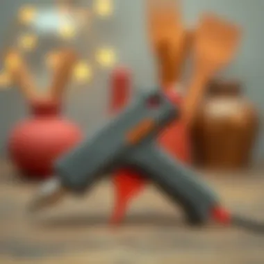 Silikon tabancası detay görüntüsü