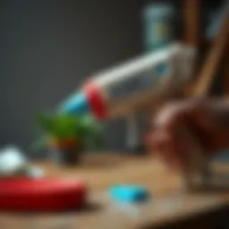 Silikon tabancası ile uygulama