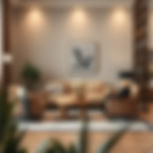 Elegant small living room seating arrangement