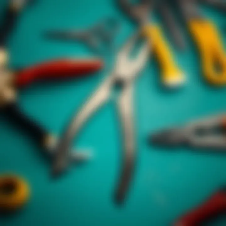 Different stylized pliers suited for unique designs