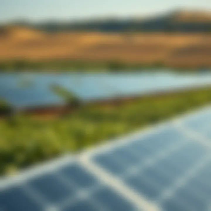 Solar Technology in Agriculture Agricultural fields utilizing solar technology for sustainability