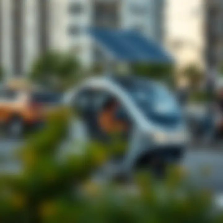 Innovative Solar-Powered Transportation Solar-powered transportation solution in urban environment