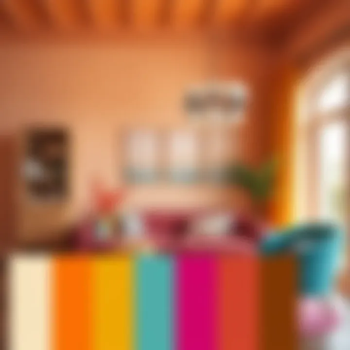 Vibrant suntalam color palette for interior decor