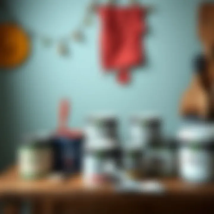 An array of paint types suitable for suntalam projects