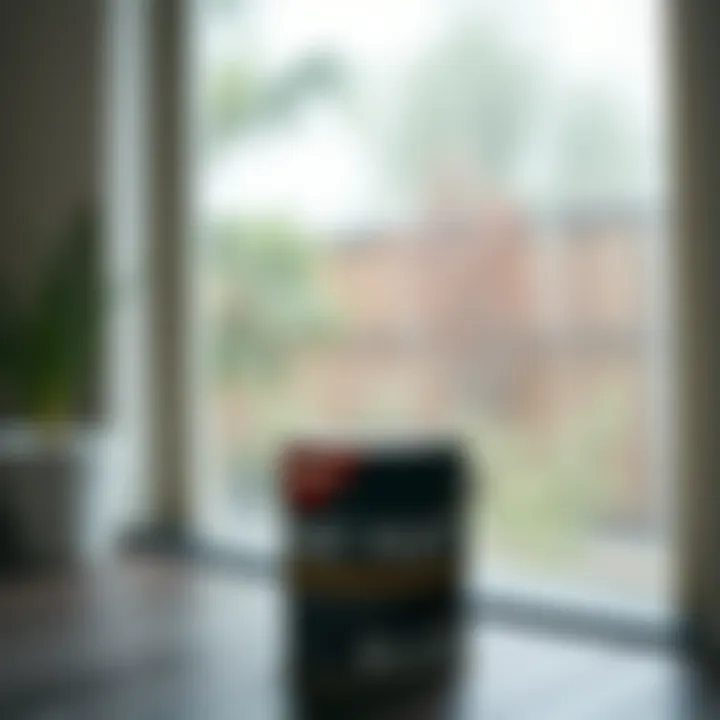 Comparison of regular paint versus water-resistant paint in humid conditions