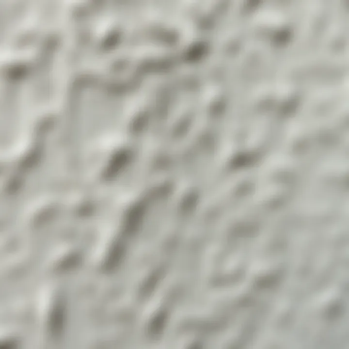 Close-up of textured water-resistant paint showcasing its durability